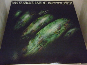 LPA10185 White Snake WHITESNAKE / Live at Hamas Miss Live at HammerSmith / Domestic edition LP