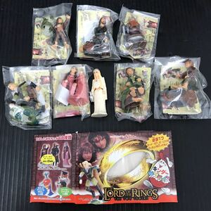 (C-159) Shokugan Bonus Mini Figure Kinder Suprise Road of the Ring 8 points All 8 types Complete Collection Glico