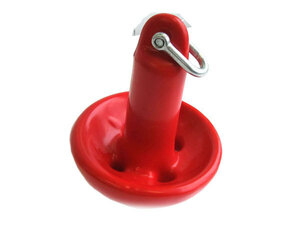 Mushroom anchor red with wound prevention coated about 4.5kg with shackle jet ski small ship boat
