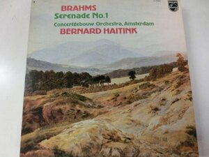 LP / Haitink RCO / Brahms Serenade No.1 / Philips / X-7763 / Japan / 1978