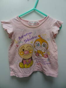 Nationwide Free Shipping Anpanman &amp; Dokin -chan Children's Clothes Kids Baby Girl Print Short Sleeve T -shirt 80