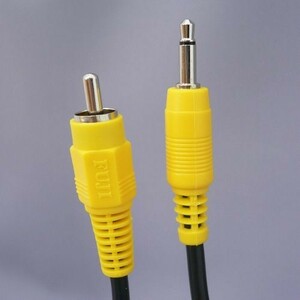 Pinplag-mini-plug conversion video cable (for video) 5.0m FVC-140C