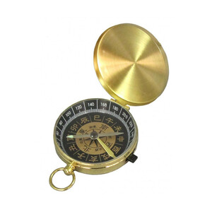 MIZAR (Mizartech) Pocket Compass Dry type Stopper Gold GA-14P