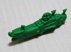 ☆ Super rare!At that time, Showa Gacha Gacha Space Battleship Yamato Rubber Product Figure Good Product!☆