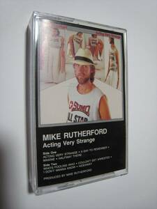 [Cassette tape] Mike Rutherford / Acting Very Strange Us Version Mike Lazaford Dazzling Maxine Genesis Related