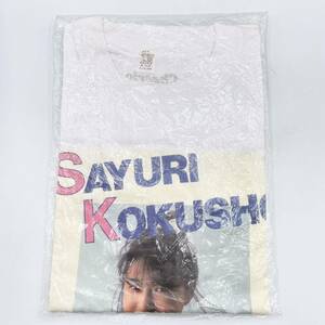 [Super rare time] 90s idol/Kokusai Sayuri/Eskimo/Cheerio/T -shirt/100%cotton/Showa Retro/precious/difficult to obtain
