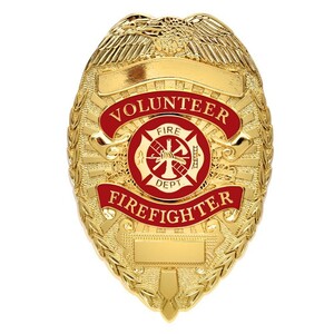 ROTHCO Fire Badge Fire Fighter Deluxe [Gold] Fire Department Badge Fire Date