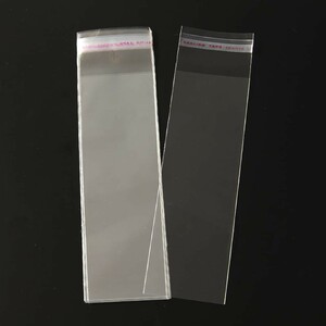 OPP bag with tape 100 sheets 5cm clear pack store supplies
