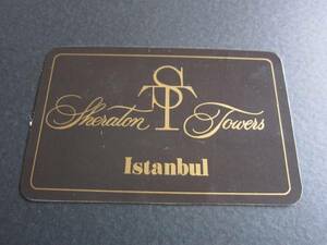 Hotel label ■ Sheraton ■ Towers ■ Istanbul ■ Sticker