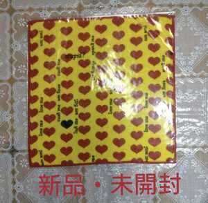 [New / unopened] XJAPAN HIDE Lemonade Shop Yellow Heart Mini Han Clatch Towel Lemoned SHOP YELLOWHEART HIDE Towel