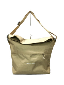 MONT-BELL ◆ Shoulder bag/Nylon/BEG/plain/1123900/Bernina bucket