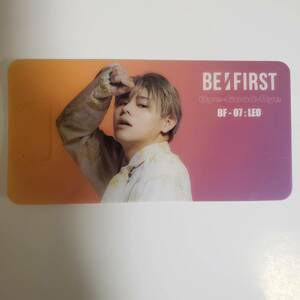 Befast HMV clear bookmark LEO