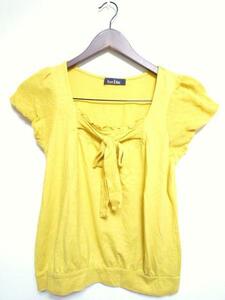 [YS-1] ■ East Boy ■ Long-sleeved tops with ribbon ■ Yellow ■ 9 ■ E