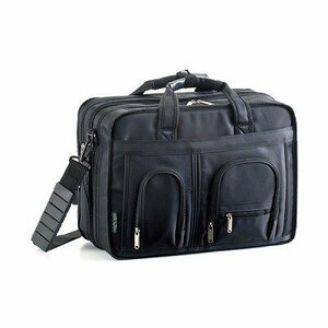 [Free Shipping New Real] Brother Club Business Bag Briefcase Men 26413 Black Black