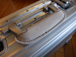 Rimowa compatible with leather -rolled handle cover WHITE