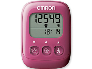 OMRON Easy Operation Pedometer Pink HJ-325-P New