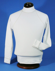 [Facer] Domestic rash guard long sleeve ◆ White ◇ Size selection
