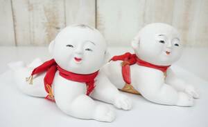 Traditional crafts crafts crafts art era * Imagine doll Kyoto doll * crawling child doll 2 points * souvenir dolls white meat dolls local dolls doll doll dolls