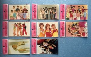 Genuine Amada Amana Halopro Morning Musume. 2001 Yuko Nakazawa Pucci Monito Minimoni. Photo club photo 8 pieces set 1320 yen