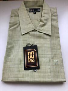056 [DAKS] Dachs short sleeve shirt M ● choya ● Made in Japan ● 100 % cotton ●