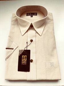 061 [DAKS] Dachs short sleeve shirt M ● choya ● Made in Japan ●
