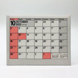 NOLTY Planners [ Starting January 2022 ] NOLTY Desktop Calendar Monthly [ Duplex Printing ] Business Small
