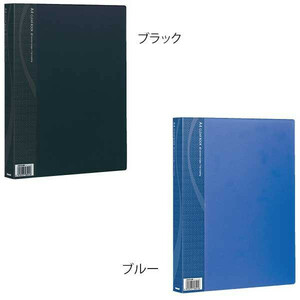 Nakabayashi Clear Book Basic Color A4 size 60P [Blue / CB1034B-N]