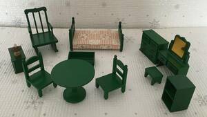 Sylvanian Family Green Furniture