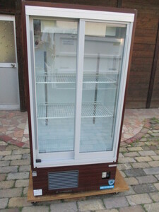 ■■ Daiwa ■ Slide door Small refrigerated showcase ■ 221LU-15 ■ Made in 2018 ■ Beer 93/Among 105/can 350ml 129