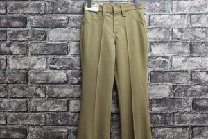 USA used clothing Lee W25 Deadstock Long Pants Slux Western Knit Boots Cut Flare Color American U.S.
