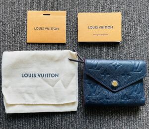 Beauty LOUIS VUITTON Porto Portofoille Navy Mold Wallet Louis Vuitton Monogram Amplant Victorine Marineurine
