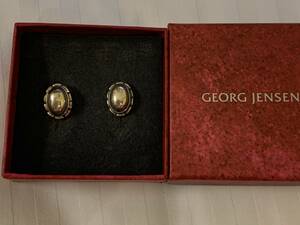 George Gensen Heritage Silver Year Earring USED Good
