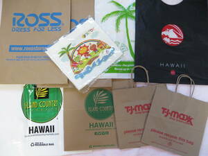 ☆ WALMART Hawaii Wall Mart Bag Hawaii Hawaii Hawaii Hawaii ABC Store ROSS Shopper Vinyl Bag Eco Bag. Shooting props, North America specifications