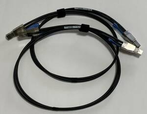 Set of 2 HP 691970-002 1m MINI SAS cable