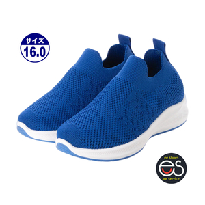 ★ New and popular ★ [22918-BLUE-16.0] Kids sneakers Flyknit Excellent fit!　Lightweight &amp; Breathable &amp; Flexible!　For commuting to school and kindergarten