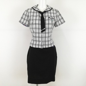 1 yen uniform school uniform uniform skirt tie up upper and lower