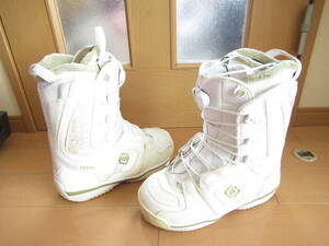 ★ Good product ★ Salomon Snowboard Boots Ladies 24.5cm White BT6883