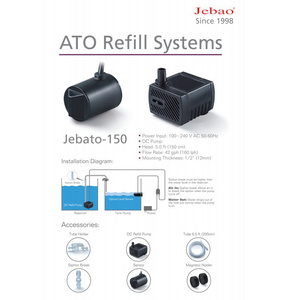 ★ [2022 latest type] JEBAO Easy installation JEBATO-150 CORALBOX ■ optical type automatic water supply system full set coral overflow nationwide usable shipping included