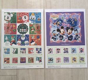 [Shipping included] Prompt decision ♪ New unopened / beautiful goods * 2011 sold * Disney clismas event limited * Stamp sheet 2 points set * Valuable * Sea resort