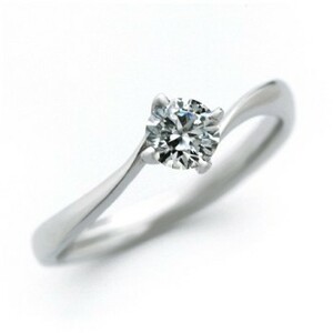 Engagement ring Cheap Platinum Diamond 0.6 Carat with Carat Appraisal 0.69ct D Color VS1 Class 3EX Cut GIA