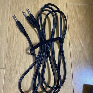 One side 3m ROLAND Roland V-DRUMS Padding Cable for adding AUX INPUT (stereoos-monoralous × 2) ③