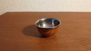 Yamanaka lacquer ware cup Keyaki Keyaki Silver -shaped antique lacquer ware lacquered silver cup 1 customer