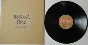 LP. Rebecca Time. Price ・ 2800 yen. Released in 1986. Fitzbeat.