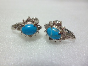 Turkish stone turquoise earrings