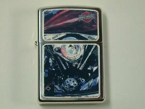 Made in 1998 Zippo Harley Visual Art Silver New 1