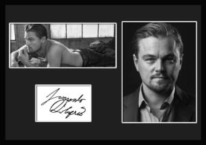 10 types! Leonardo Dicaprio/Leonardo DiCaprio/Sign Print &amp; Amp; Certificate Frame/BW/Monochrome/Display (7-3W)