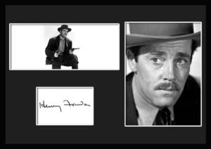 10 types! Henry Fonda/Henry Fonda/Sign Print &amp; Amp; Frame with certificate/BW/monochrome/display (2-3W)