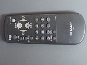 Used Sharp Video TV TV VTR Remote Control Model: G1106SA Management No.4642