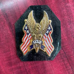 Metal emblem USA.