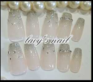 Ur glossy one -phone nail ☆ Flash nail gradation gel nail chip